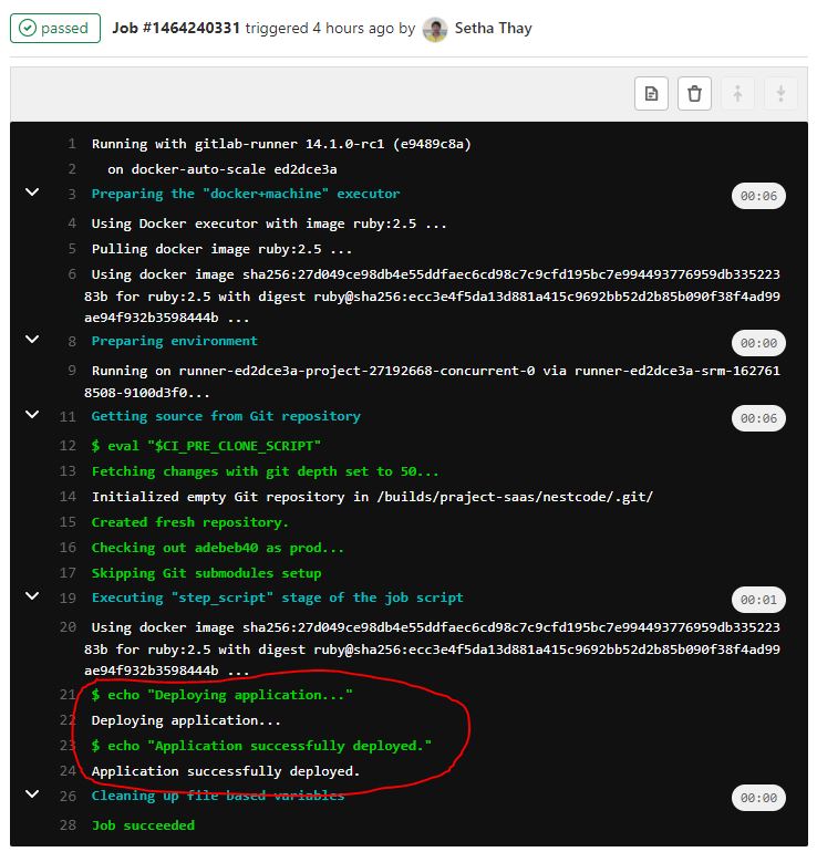 cicd-auto-deploy-your-project-using-gitlab-runner-job-detail